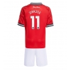Manchester United Joshua Zirkzee #11 Hjemmedraktsett Barn 2025-26 Kortermet (+ Korte bukser) Manchester United Joshua Zirkzee #11 Hjemmedraktsett Barn 2025-26 Kortermet (+ Korte bukser)